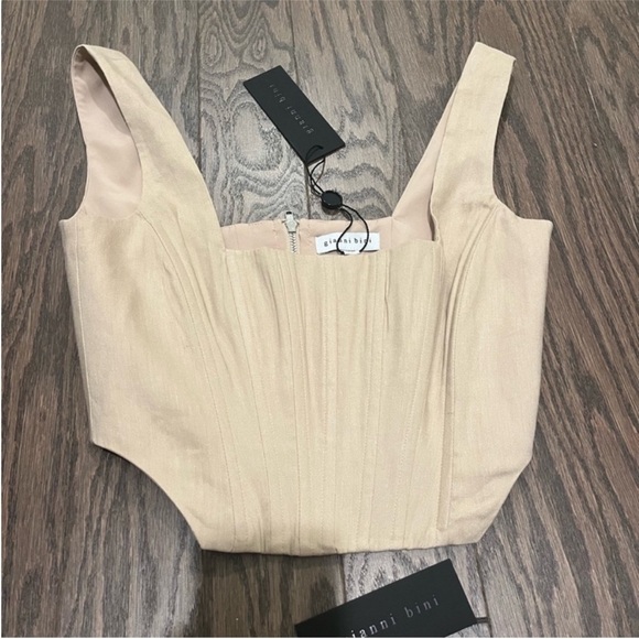 NWT Gianni Bini Beige Two-Piece Set size 0 - Picture 5 of 9